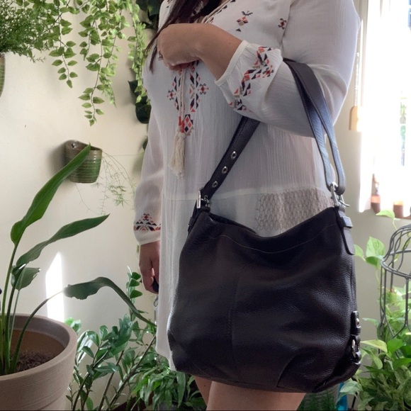 Coach Brown Leather Convertible Bag - Picture 10 of 12